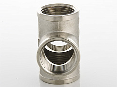 Крестовина VALTEC 1/2 внутренняя, никелированная латунь