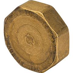 Заглушка Stout внутренняя резьба 2, латунь