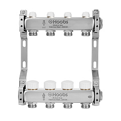 Коллекторный блок HOOBS , с термостатическими клапанами, 1 х 3/4 -8 вых .