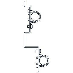 Настенное крепление Oventrop для гребенки водоснабжения Multidis R