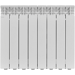 Алюминиевый секционный радиатор отопления Stout Gamma 500 / 8 секций