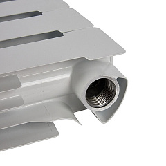 Алюминиевый секционный радиатор отопления Stout Alpha 350 / 6 секций