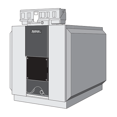 Напольный дизельный котел отопления, одноконтурный, универсальный Buderus Logano GE315-170