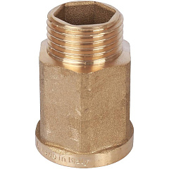 Удлинитель Stout шестигранный 1/2x1/2 из латуни, резьба внутренняя-наружная