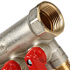 Коллектор Stout с шаровыми кранами 3/4x1/2 с 4 отводами, красный, SMB 6200 341204