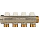 Коллектор Stout с регулировочными вентилями 1x3/4EK с 4 отводами, SMB 6851 013404