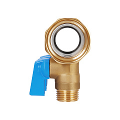 Коллектор HOOBS с шаровыми кранами, латунь, 3/4 х2х1/2 EK, синяя ручка