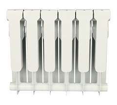 Биметаллический секционный радиатор отопления Rommer Profi Bm 500 (Bi 500-80-150) / 6 секций