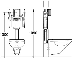 Смывной бачок скрытого монтажа Grohe GD2 38661000
