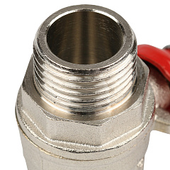 Кран шаровой Stout стандартнопроходной 1/2 ВН, рычаг