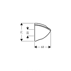Держатель для душевой лейки Hansgrohe Porter C 27521000