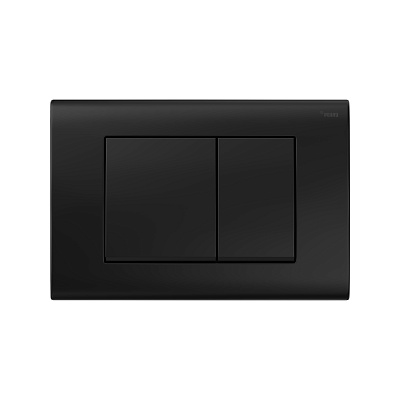 Комплект инсталляции РЕХАУ NOVAFLOW с панелью смыва NOVA QUAD 001 прямоугольные клавиши, пластик, черный, матовый (19101041001)