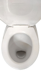 Унитаз-компакт Лобненский стройфарфор Оптима эконом, косой выпуск, боковая подводка, 1 реж шток, сидение