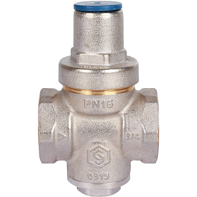 Редуктор давления Stout поршневой, без подключения манометра, PN 16, ВВ 3/4 дюйма