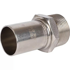 Вставка Rommer переходная пресс 35х11/4, НПр-НР, нержавеющая сталь