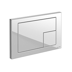 Кнопка смыва Cersanit CORNER, пластик белый матовый