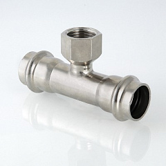 Тройник VALTEC с вн.р. нерж. сталь 35х1/2