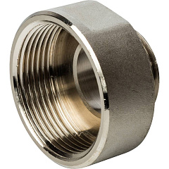 Муфта переходная Stout никелированная 1 1/2 x1 внутренняя-наружная резьба