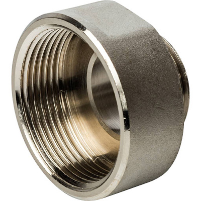 Муфта переходная Stout никелированная 1 1/2 x1 внутренняя-наружная резьба