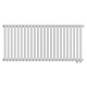 Стальной трубчатый радиатор отопления Royal Thermo Shift Q30 VC2050 - 24 секции RAL9016 (белый)