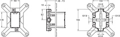 Система скрытого монтажа Jacob Delafon MODULO 98699D