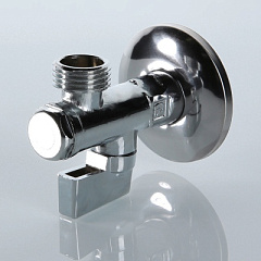 Кран шаровой VALTEC угловой с фильтром для подключения сантехнических приборов 1/2х1/2