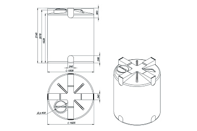 Емкость ЭкоПром T 5000 литров