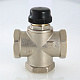 Термостатический смесительный клапан VALTEC трёхходовой с центральным смешением, 1 дюйм (VT.MR02.N.0603)