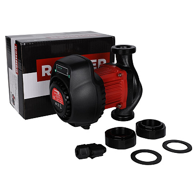 Циркуляционный насос Rommer с частотным регулированием PROFI ER 32/80-180 с гайками