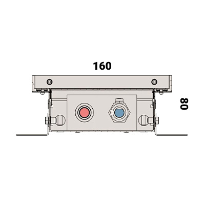 Внутрипольный конвектор с естественной конвекцией Vitron ВК.80.160.800.2ТГ