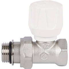 Клапан ручной Stout терморегулирующий прямой 1/2 дюйма (с доп.уплотнением)