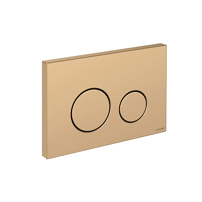 Кнопка смыва Cersanit TWINS для LINK PRO/VECTOR/LINK/HI-TEC пластик золотой матовый