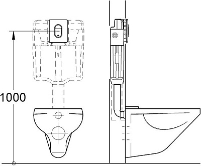 Кнопка смыва Grohe Arena Cosmopolitan 38844SH0 белая