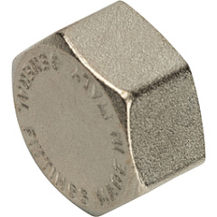 Заглушка Stout SFT-0027 с внутренней резьбой, никелированная 1/8 дюйма