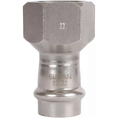 Переходник Rommer пресс 18х3/4, ВПр-ВР, нержавеющая сталь