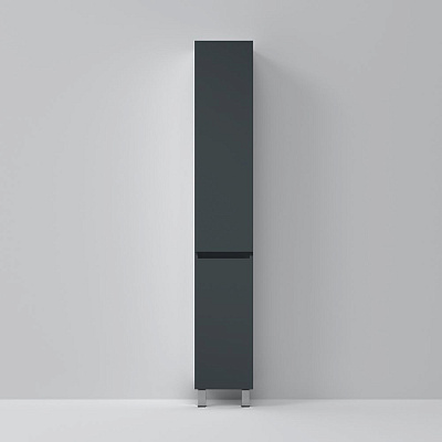 Шкаф-колонна AM.PM Gem S M91CSR0306GM, напольный, правый, 30 см, графит матовый