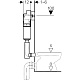 Смывной бачок скрытый Geberit Delta, 12 см, 6/3.5 л 109.100.00.1