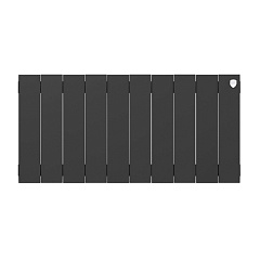 Биметаллический секционный радиатор отопления Royal Thermo PianoForte Noir Sable 300 / 10 секций