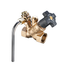 Вентиль свободного потока Oventrop Aquastrom KFR с обратным клапаном PN16 DN25 G1xG1