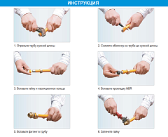 Гофрированная труба из нержавеющей стали Lavita HFPY20A, для газа, термообработанная в п/э оболочке, желтая