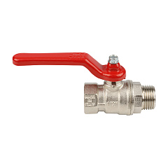 Кран шаровой Stout стандартнопроходной 1/2 ВН, рычаг