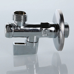 Кран шаровой VALTEC угловой с фильтром для подключения сантехнических приборов 1/2х1/2