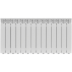 Алюминиевый секционный радиатор отопления Stout Gamma 500 / 14 секций