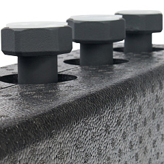 Коллектор Stout стальной распределительный 2 отопительных контура. В теплоизоляции DN 25, SDG-0016-004002