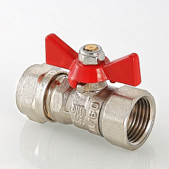 Кран шаровой VALTEC под обжим, рукоятка бабочка 16х1/2 вн.