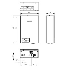 Электрический котёл отопления одноконтурный настенный Arderia Е4 (2202208)