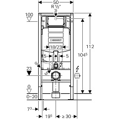 Система инсталляции для унитаза Geberit Duofix Sigma - универсальная 111.300.00.5