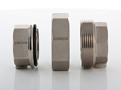 Муфта разъемная VALTEC 1/2 внутренняя, никелированная латунь