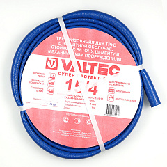 Теплоизоляция трубная VALTEC Супер Протект 15 мм (4 мм), синяя