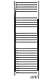 Электрический полотенцесушитель Atlantic 2012 CH 500W хром широкий